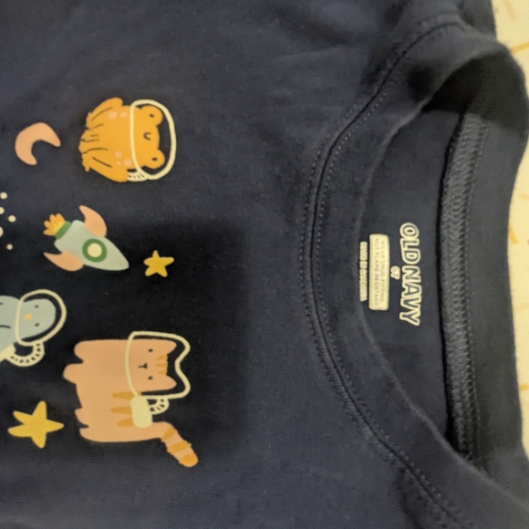 Old Navy Outer Space Animals Pajamas - Picture 2 of 2